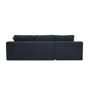 English Elm Cloud Sectional Sofa High Density Foam Deep Seat Modern Living Room Couch W5568S00003