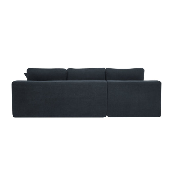 English Elm Cloud Sectional Sofa High Density Foam Deep Seat Modern Living Room Couch W5568S00003