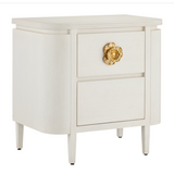 Briallen White Nightstand