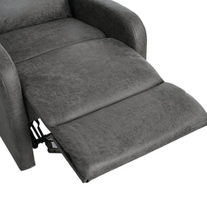 English Elm Christopher Knight Home® - Modern Recliner Plush Manual Recliner Chair with Ergonomic Support, 3-Position Backrest, Durable Fabric Comfort Grey N763P256491D
