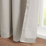 Croscill Classics Avignon Glam/Luxury Pleat Curtain Panel with Tieback (Single) CCL40-0042 White