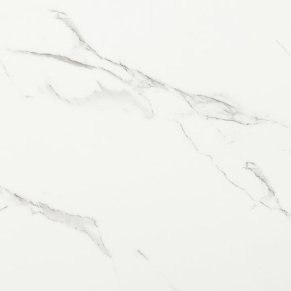 English Elm Donnie Solid Wood Dining Table with Marble-Look Top, Natural Farmhouse Finish, Seats 6 Sturdy B201S00437