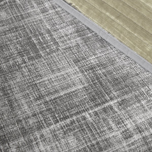 JLA Home Madison Park Essentials - 8 Piece Quilt Set Watercolor Stripe Microfiber Reversible Quilt with Grey Cotton Sheets, OEKO-TEX Freshness Treatment MPE13-172