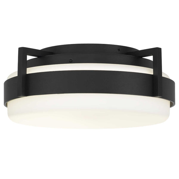 English Elm 15 Inch Led Flush Mount Ceiling Light with Etched Glass Diffuser for Any Room B370P399052