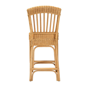 English Elm Modern Seagrass Woven Acacia Wood Dining Chair Set Bohemian Organic Style B2750P467677
