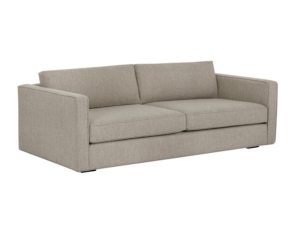 Sunpan Adrian Sofa - Sustainable Comfort with Liv Wicker Fabric, Durable Design for Modern Living Spaces