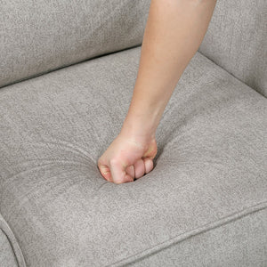 English Elm Modern Contemporary Side Chair with Cushioned Microfiber Seat and Sleek Black Metal Legs for Stylish Comfort Tan 32 L x 28.5 W x 21.5 H B011P339260