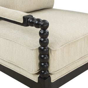 OSP Home Furnishings Eliza Spindle Chair Linen