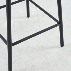 English Elm Modern Bouclé Swivel Bar Stools Set of 2 — Counter Height Fabric Seats with Metal Frame & Footrest, 360° Comfort Grey W1901P264273