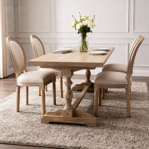 English Elm French Country Barstools Solid Wood Cabriole Legs Upholstered Cushion Set of 2 W1622P411779