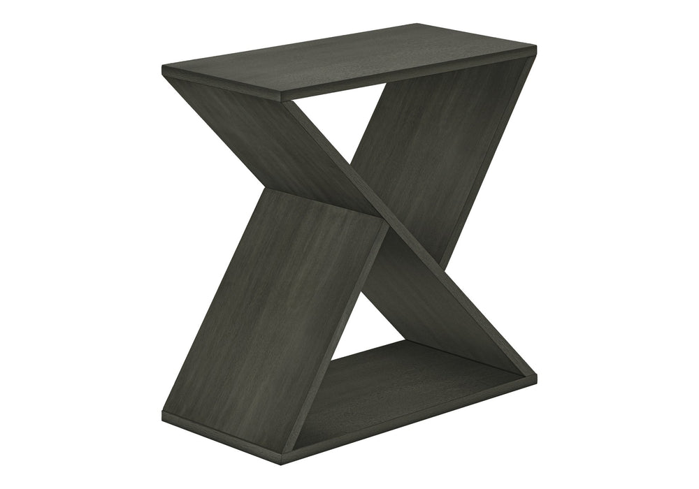English Elm Accent Table - Stylish Dark Green Veneer End Table With Smart Storage For Small Spaces & Modern Decor B2710P219486