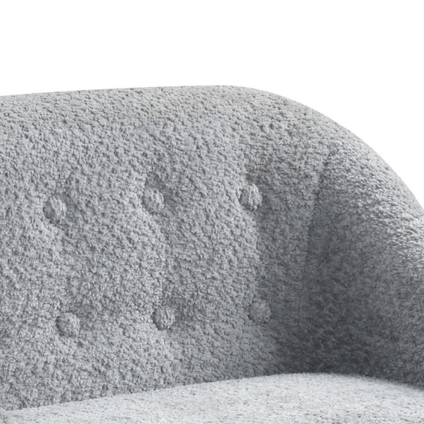 English Elm Arabella Tufted Chenille Kids Sofa Foam Seat Coil Springs Wooden Legs Playroom B2749P413204