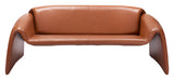 Horten Sofa Brown 110027 Zuo Modern