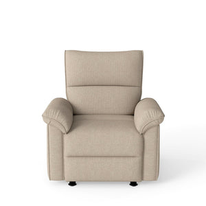 English Elm Power Lift Recliner Velvet Chair with Extended Footrest and Cup Holders for Elderly W1028S00062