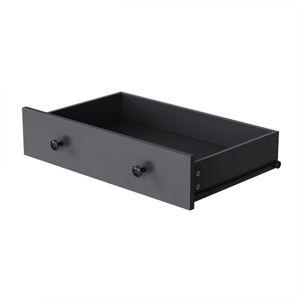 English Elm On-Trend Farmhouse Entertainment Center For Tvs Up To 70" With Adjustable Shelves & Glass Doors N721S000041B