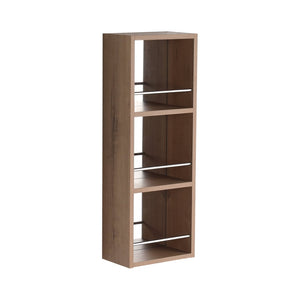 English Elm 10'' Wall Mount Bathroom Mirror Cabinet Open Shelf Plywood Melamine Storage Organizer W999P470292