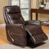 Parker House Parker Living Gemini - Truffle Swivel Glider Recliner Truffle 90% Polyester, 10% PU (W) MGEM#812GS-TRU