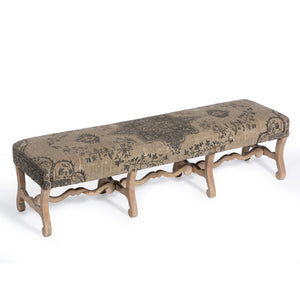 Park Hill Chateau Upholstered Bench EFS06067