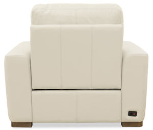 Hooker Furniture Optimus Top-grain Leather Power Recliner with Adjustable Headrest and Usb Port SS925-PH1-081-S