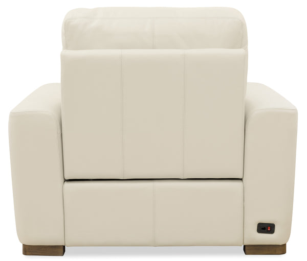 Hooker Furniture Optimus Top-grain Leather Power Recliner with Adjustable Headrest and Usb Port SS925-PH1-081-S