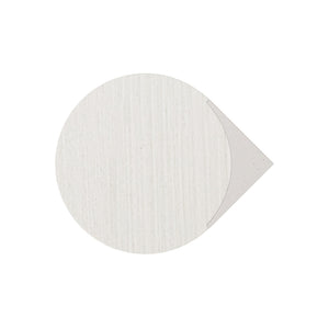 Bernhardt Bernhardt Stratum Side Table — Sculptural Teardrop Accent Table In Mist & Fossil Faux Stone Finishes 325125