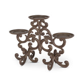 Acanthus Cast Aluminum Pillar Holder EAB90796 Park Hill