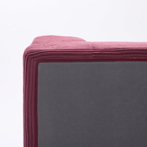 English Elm UNITED Cloud Couch Modular Sectional Sofa with Corduroy Cover, Ergonomic 2-Seater, No Assembly Needed WINE RED W1568P371121