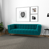 English Elm Ashcroft Furniture - Addison Small Teal Velvet Sofa