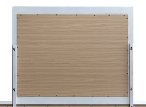 English Elm Milan Modern Bedroom Wall Mirror with Slim Low Profile Crisp Finish for Contemporary Spaces White B078P497946
