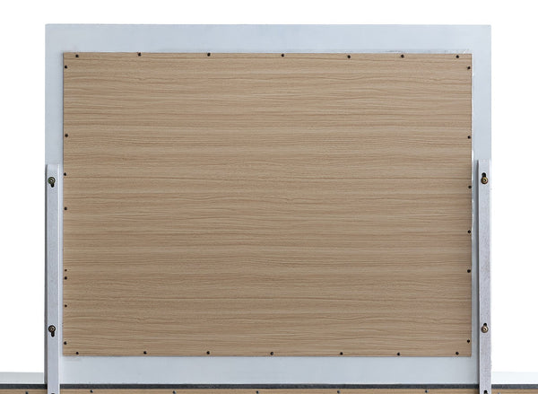 English Elm Milan Modern Bedroom Wall Mirror with Slim Low Profile Crisp Finish for Contemporary Spaces White B078P497946