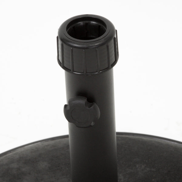 English Elm Christopher Knight Home® - UM-HOLDER concrete umbrella base 33 lbs for up to 5 ft umbrellas, durable iron support, stable outdoor anchor Black 54757.00