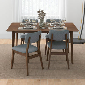 English Elm Ashcroft Furniture - Carlos Mid-Century Modern Solid Wood Dining Table – Elegant Centerpiece For 4-6 Guests, Durable Finish B183P201591