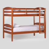 Twin over Twin Simple Wood Bunk Bed