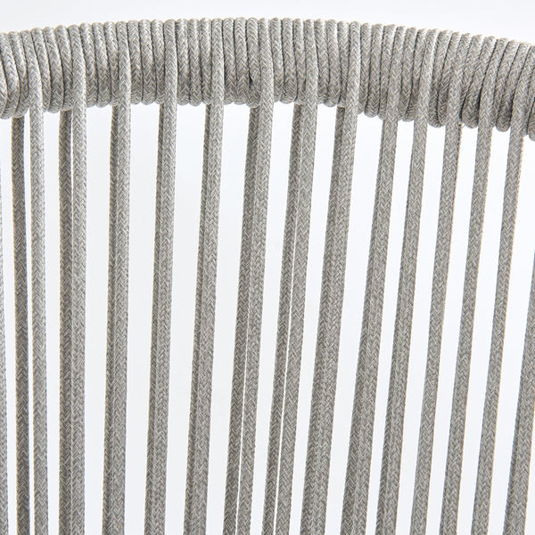 English Elm Christopher Knight Home® - Orla Outdoor Patio Rope Club Chair - Gray Frame & Cushion For Stylish Comfort And Durability N775P224519G