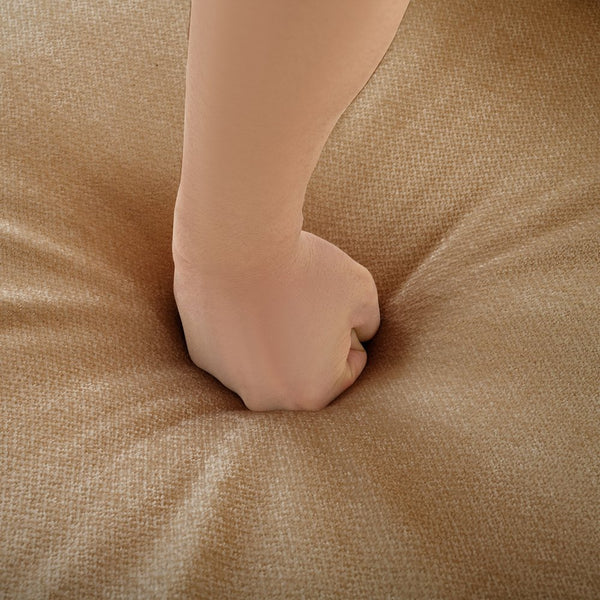 English Elm Modular Sectional Sofa With Smart Storage, Ergonomic Cylindrical Backrest & Luxurious Camel Upholstery W714S01231