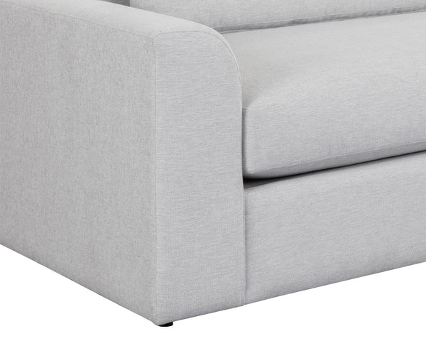 Sunpan Merrick Sofa Chaise - Stylish Comfort with Fully Upholstered Base, Modern Design for Any Space Left Arm Facing