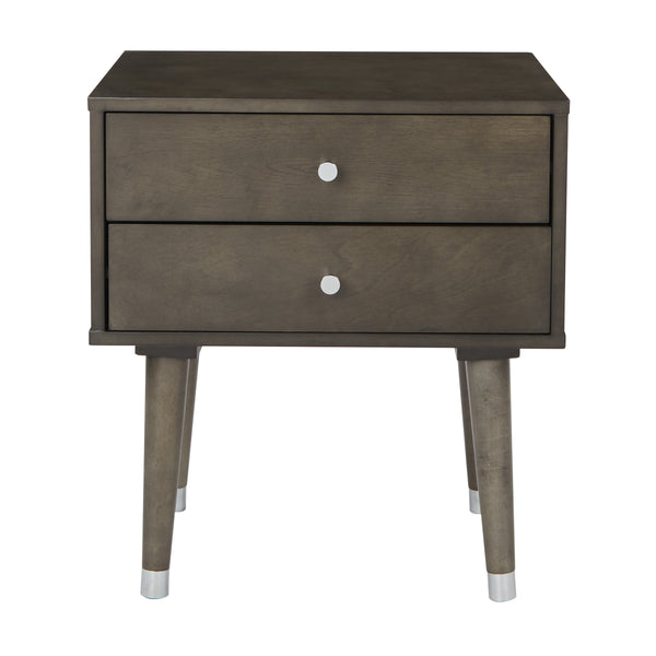 OSP Home Furnishings Cupertino Side Table Grey