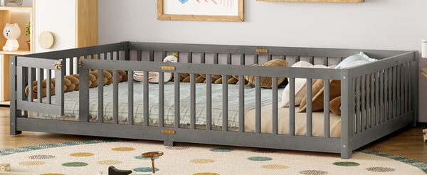 English Elm Twin Xl White Iron Loft Bed with Guardrails and Ladder for Dorm or Teen Room W1580P433579