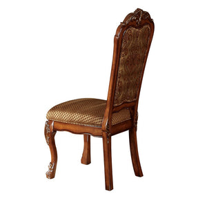 English Elm Beige and Cherry Oak Padded Side Chair (Set Of 2)