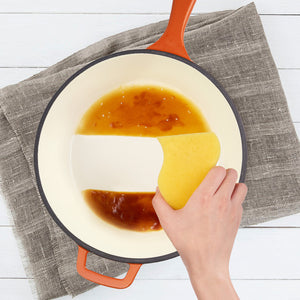 English Elm Enameled Cast Iron Skillets Dutch Oven Set 3QT + 1.5QT – Durable Heat-Retaining, Versatile Cookware Orange T3950P399255