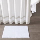 Madison Park Signature Marshmallow Transitional Bath Rug MPS72-163 White