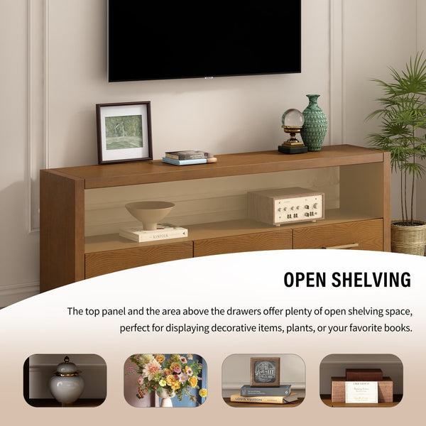 English Elm Christopher Knight Home® - Mirod Elegant Tv Stand With Modern Minimalism, Three Drawers For Storage, Versatile Console Design N760P251944D