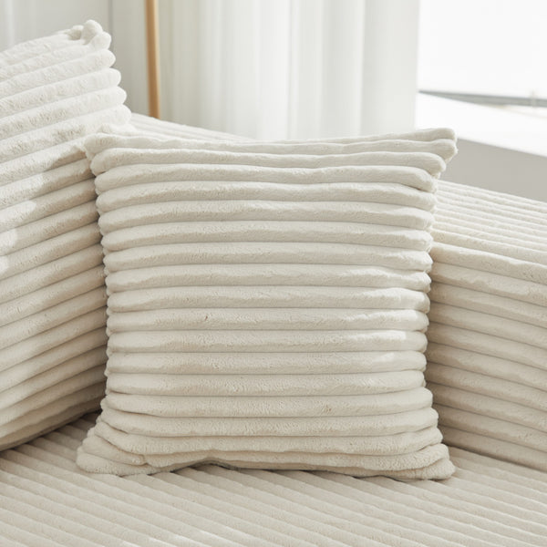 English Elm 106" Cloud Sectional Couch - Modern L-Shape Modular Sofa With Plush Corduroy, No Assembly Needed! W1143S00026