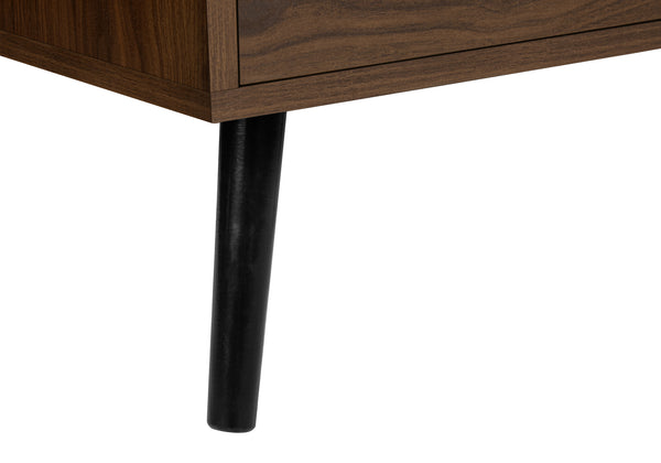 English Elm Accent Side Table Rustic Grey Laminate Compact Storage Cabinet Transitional Bedroom Walnut B2710P461696