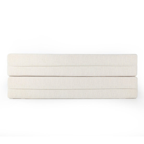 English Elm 2-In-1 Foldable Sofa Bed - Stylish Memory Foam Sleeper Couch With Faux Fur & 2 Pillows For Small Spaces W3422P369310