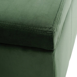 English Elm Indoor Tufted Upholstered Storage Bench with Lift Top Hidden Compartment for Entryway Forest Green N779P396200G