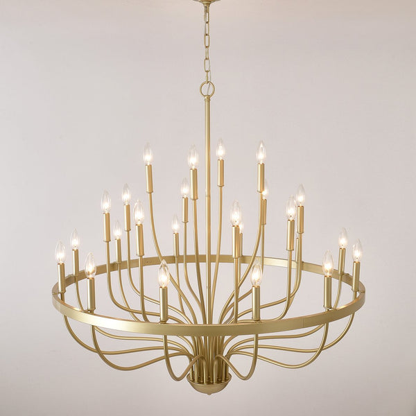 English Elm 39.3 Inch Wood Wagon Wheel Chandelier with Seeded Glass Shades 20-light Farmhouse W5008P464949