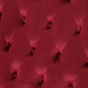 English Elm Christopher Knight Home® - LOVESEAT wingback velvet button-tufted diamond stitch loveseat with plush comfort and durable sheen WINE RED 61186.00NVLTWIN