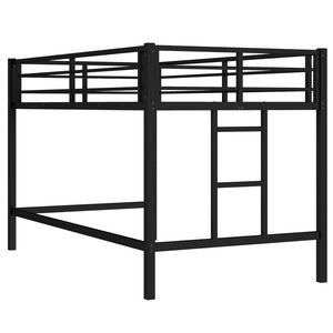 English Elm Twin Metal Loft Bed With Ladder & Guardrails - Stylish Space-Saving Solution For Kids’ Rooms! W1580P309651-GIGA