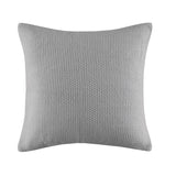 INK+IVY Bree Knit Casual Square Pillow Cover II30-1139 Grey